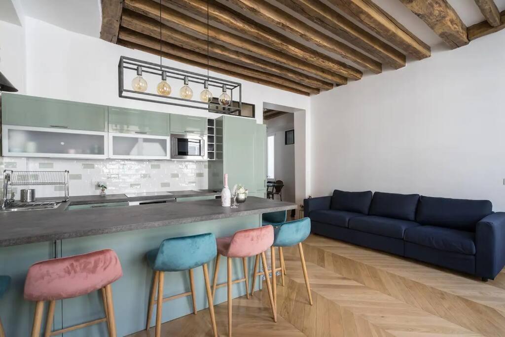 Typical Parisian Flat#3Bedrooms#Opera#Louvre Bagian luar foto