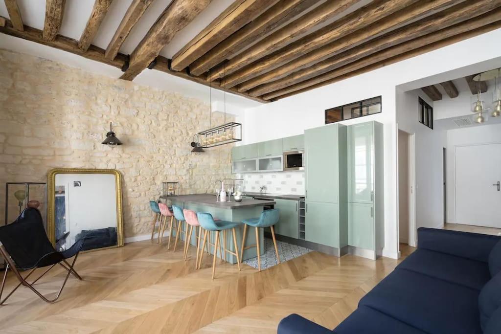 Typical Parisian Flat#3Bedrooms#Opera#Louvre Bagian luar foto